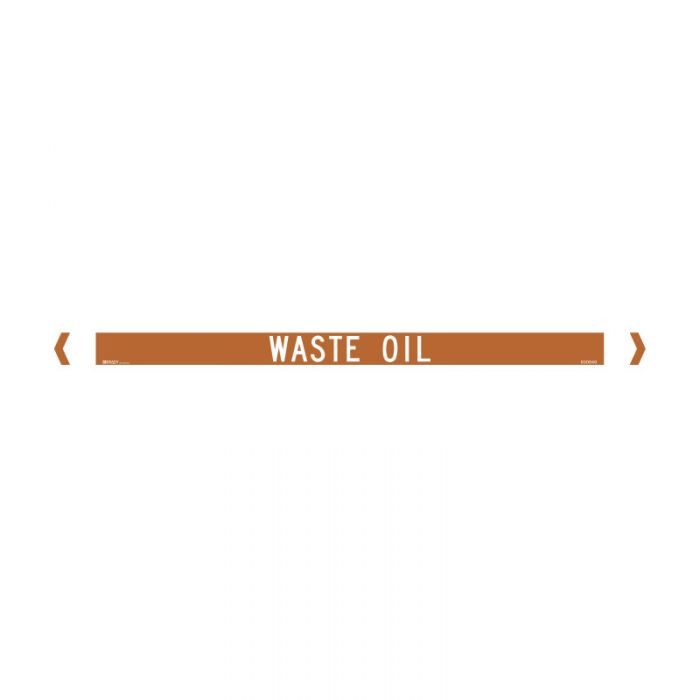830650 Pipemarker - Waste Oil