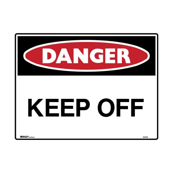 831002 Danger Sign - Keep Out 