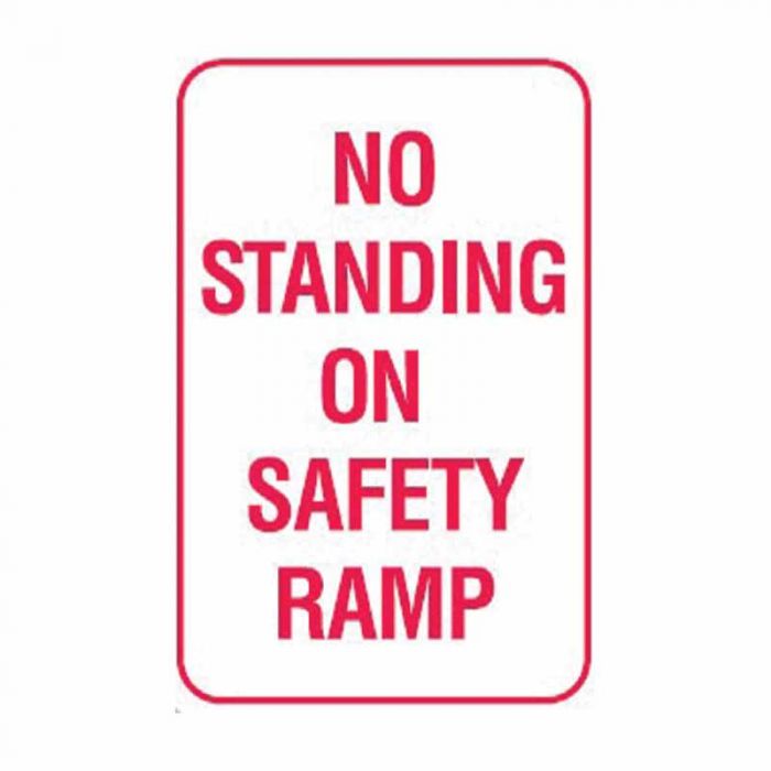 843273 No Standing Sign - No Standing In Safety Ramp 