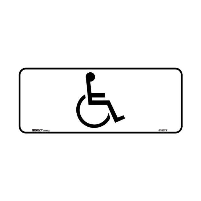 852673 Door Sign - Disabled 