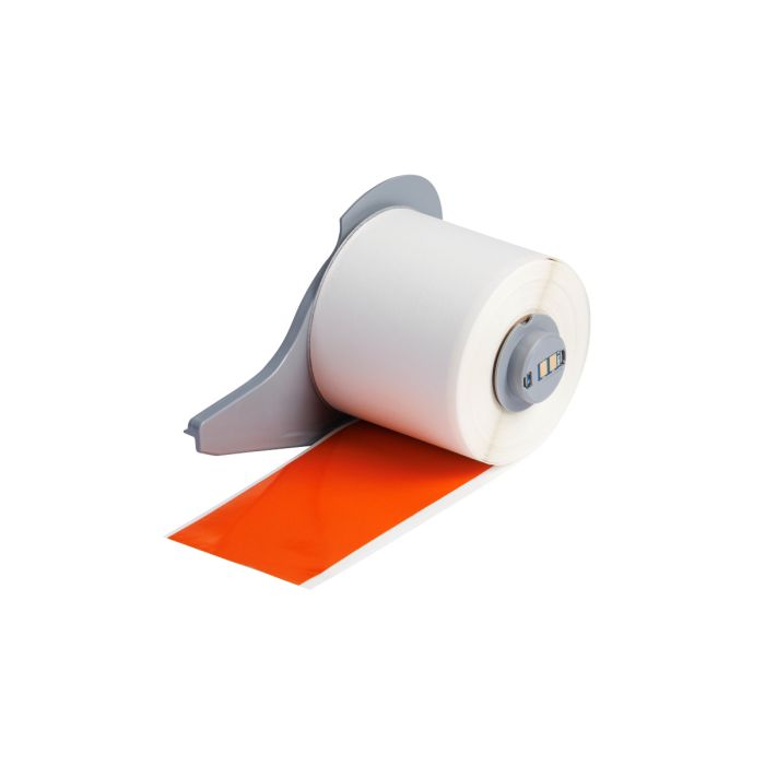 Retro Reflective All - Weather Label Tape for M7 Printers, 50.80 (W) x 15.24 (L), Orange