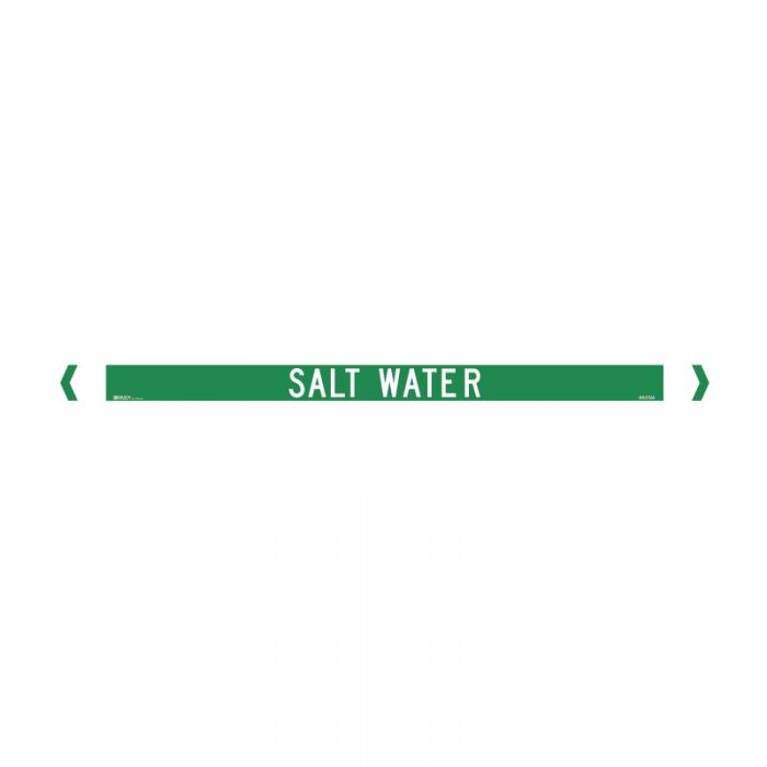 PF860123 Pipemarker - Salt Water