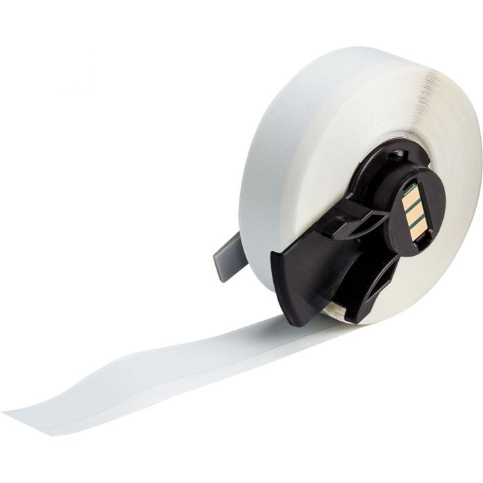 Metalised Solvent Resistant Matte Grey Polyester Label Tape for M6 & M7 Printers - 12.70 mm (W) x 15.24 m (L)