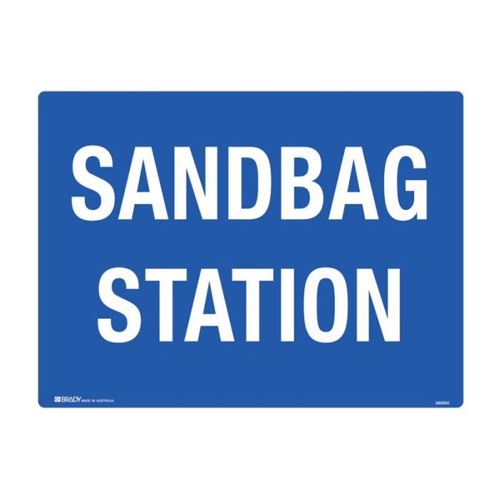 Sandbag Station Sign, 300 x 225mm, Polypropylene