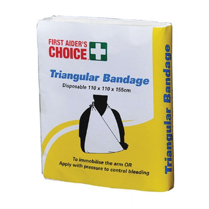 FAC Triangular Bandage Disposable 110cm x 155cm