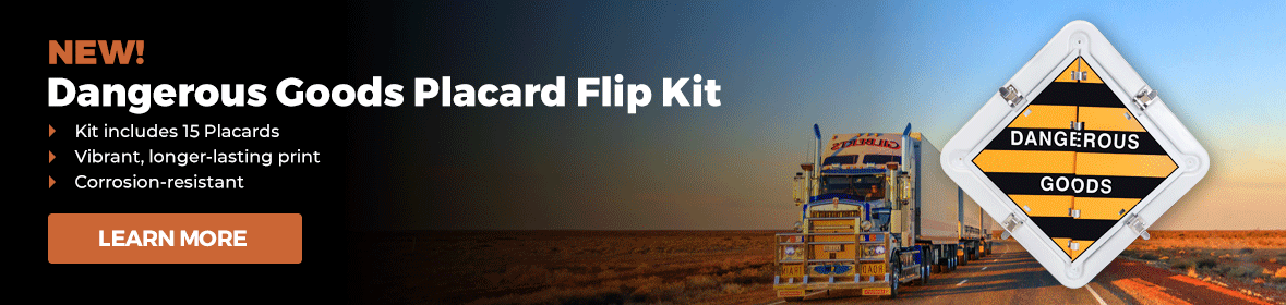New Dangerous Goods Placard Flip Kit